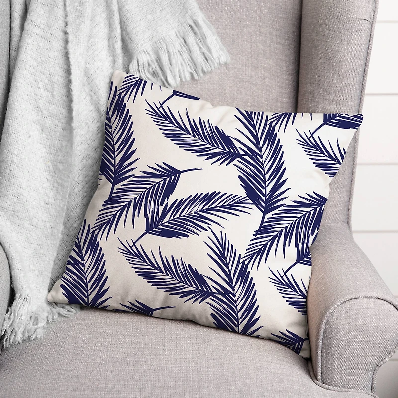 Palm Pattern 18" x 18" Indoor / Outdoor Pillow