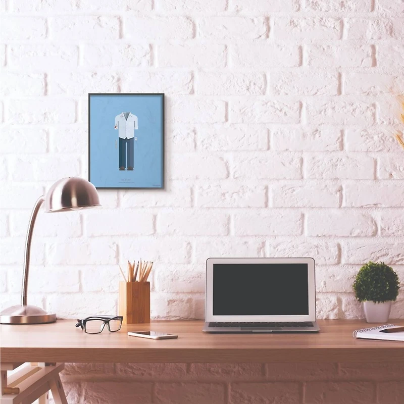 Stupell Industries Dexter Wall Art in Black Frame