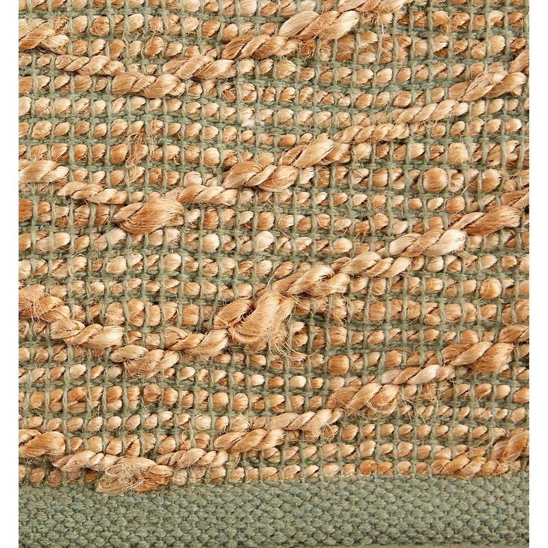 DII® Artichoke With Natural Jute Chevron Hand-Loomed Rug, 2ft. x 3ft.
