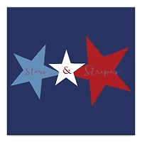 Simple Tri Star Canvas Wall Art