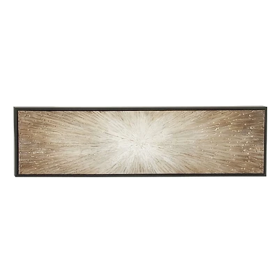 Brown Glam Abstract Canvas Wall Art