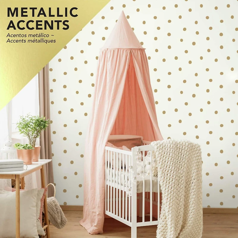 RoomMates Dots Peel & Stick Wallpaper