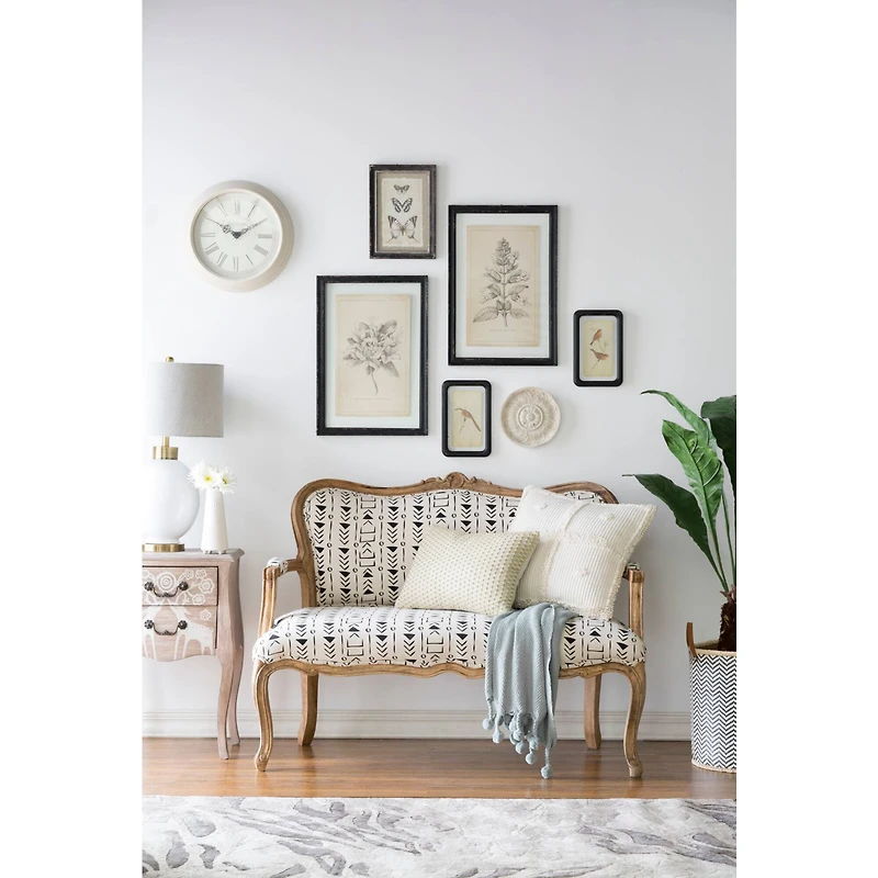 Hello Honey® Blue Cotton Throw with Pom Poms