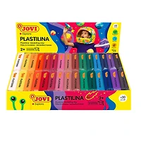 JOVI Plastilina Pastel Modeling Clay 30 Bar Box