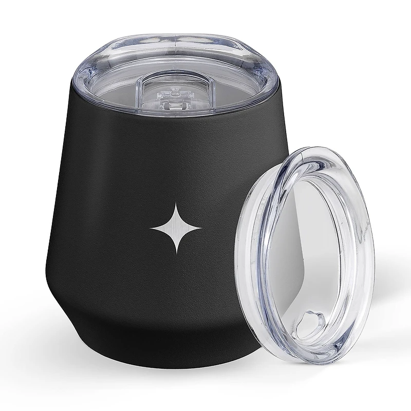 JoyJolt® 12oz. Vacuum Insulated Stemless Wine Tumbler with Lid