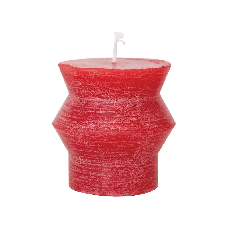 Hello Honey® 3" Red Unscented Totem Pillar Candle