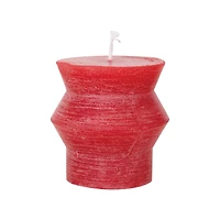 Hello Honey® 3" Red Unscented Totem Pillar Candle