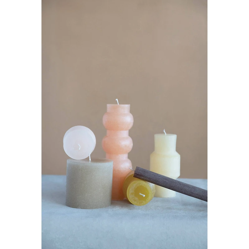Hello Honey® Unscented Pleated Taper Candles in Box