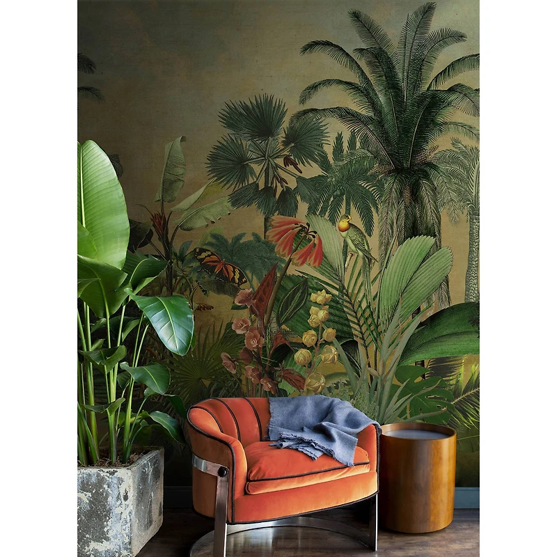Mr. Kate Hilo Tropical Island Tapestry Peel & Stick Mural