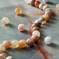12 Pack: Fire Agate Round Beads, 8mm by Bead Landing™