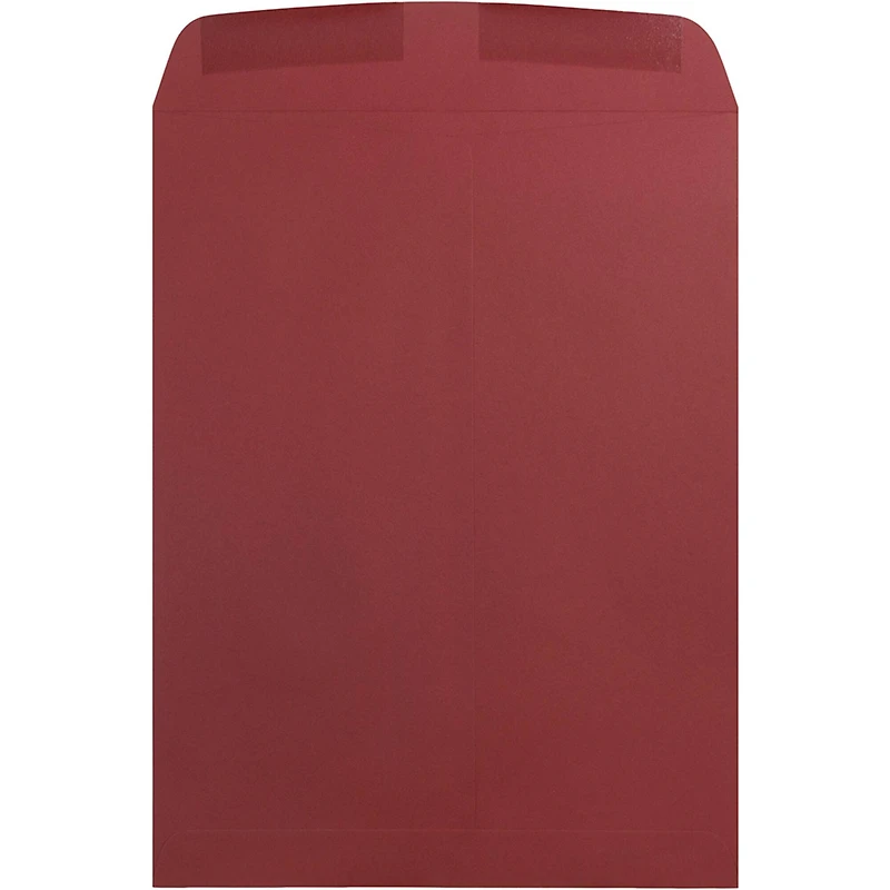 JAM Paper 9" x 12" Dark Red Open End Catalog Premium Envelopes