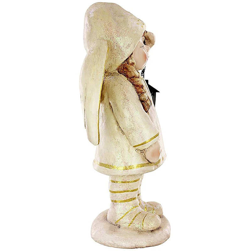 Design Toscano 19" Noelle Shines the Christmas Light Angel Statue