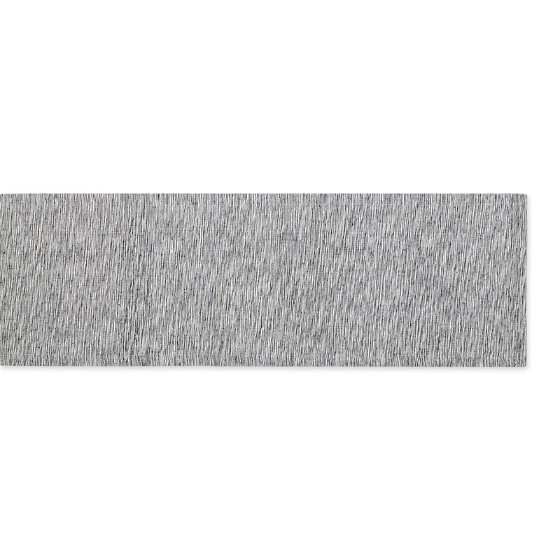 DII® 72" Tonal Recycled Cotton Slubby Rib Table Runner