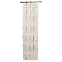 Household Essentials 24-Pocket Over the Door Shoe Organizer