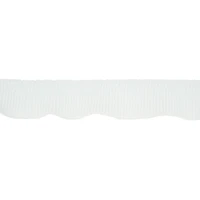 1.37" White Pleated Trim by Celebrate It®