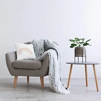 Stupell Industries Soft Pastel Rainbow Stripes Minimal Nature Throw Pillow, 18" x 18"