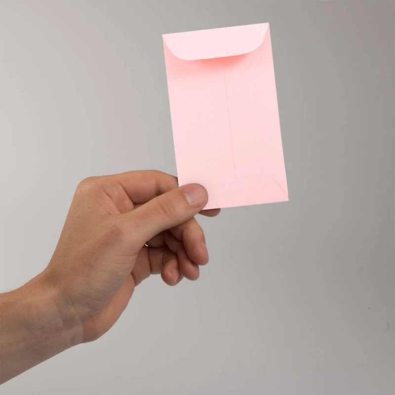 JAM Paper 3.125" x 5.5" Pastel Baby Coin Business Envelopes