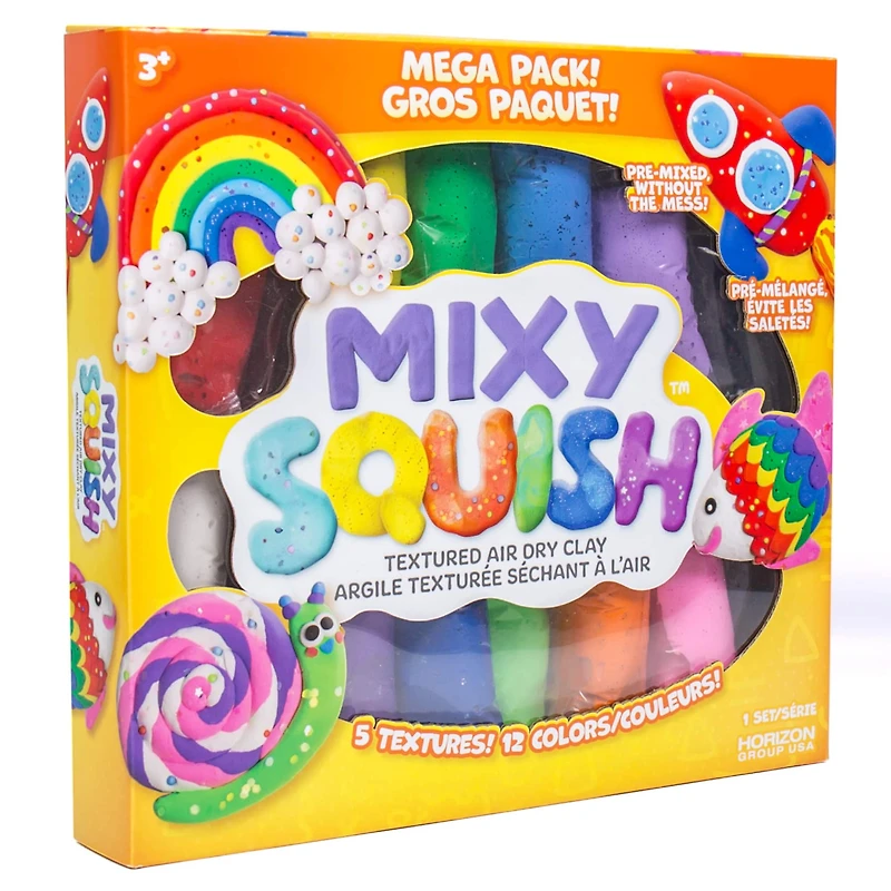 Mixy Squish Air Dry Clay Mega Pack