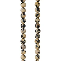 12 Pack: Dalmatian Jasper Round Beads, 6mm by Bead Landing™