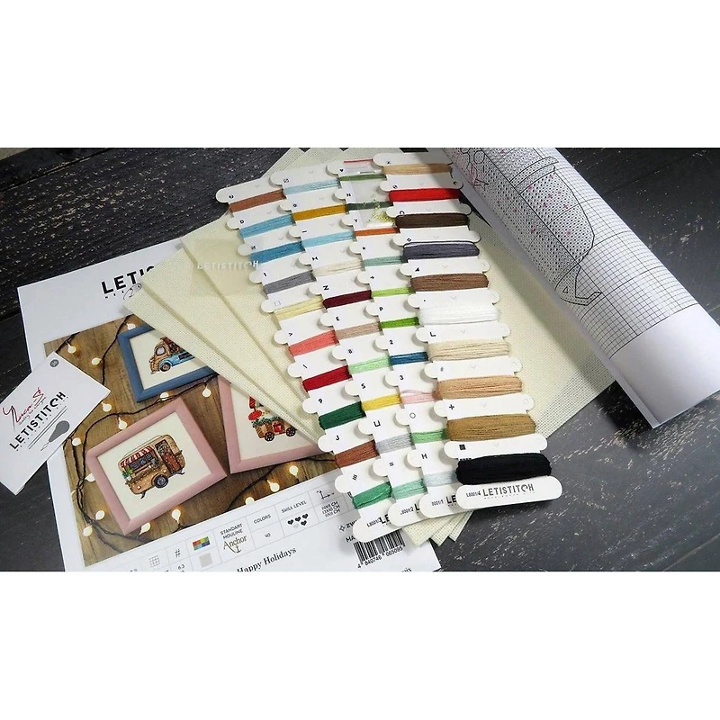 Letistitch Bike Counted Cross Stitch Kit