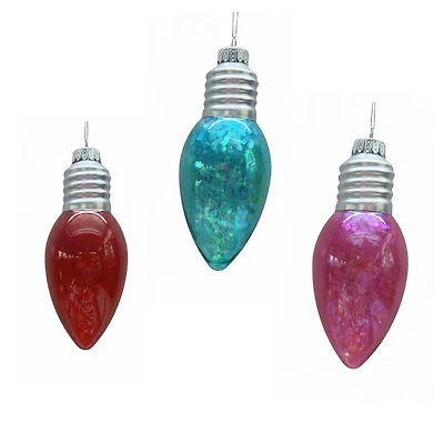 Assorted 6" Glass Bulb Ornament by Ashland®, 1pc.