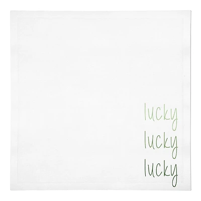 Simple Lucky Ombre Napkin 10" x 10" Cotton Twill Napkin