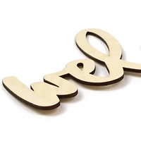 Leisure Arts® 12" Wood Welcome Word
