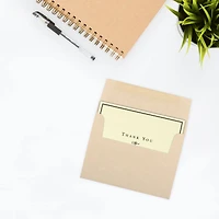 JAM Paper 4.375" x 5.75" Recycled Parchment Invitation Envelopes, 50ct.