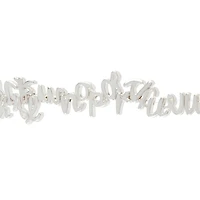Silver Alphabet Beads by Bead Landing™