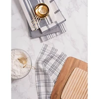 DII® Gray Woven Dishtowels Set