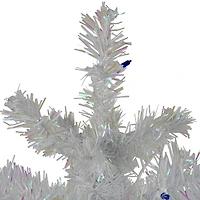 3ft. Pre-Lit White Pine Artificial Christmas Tree, Blue Lights