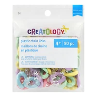 Wavy Pastel Plastic Chain Links by Creatology™