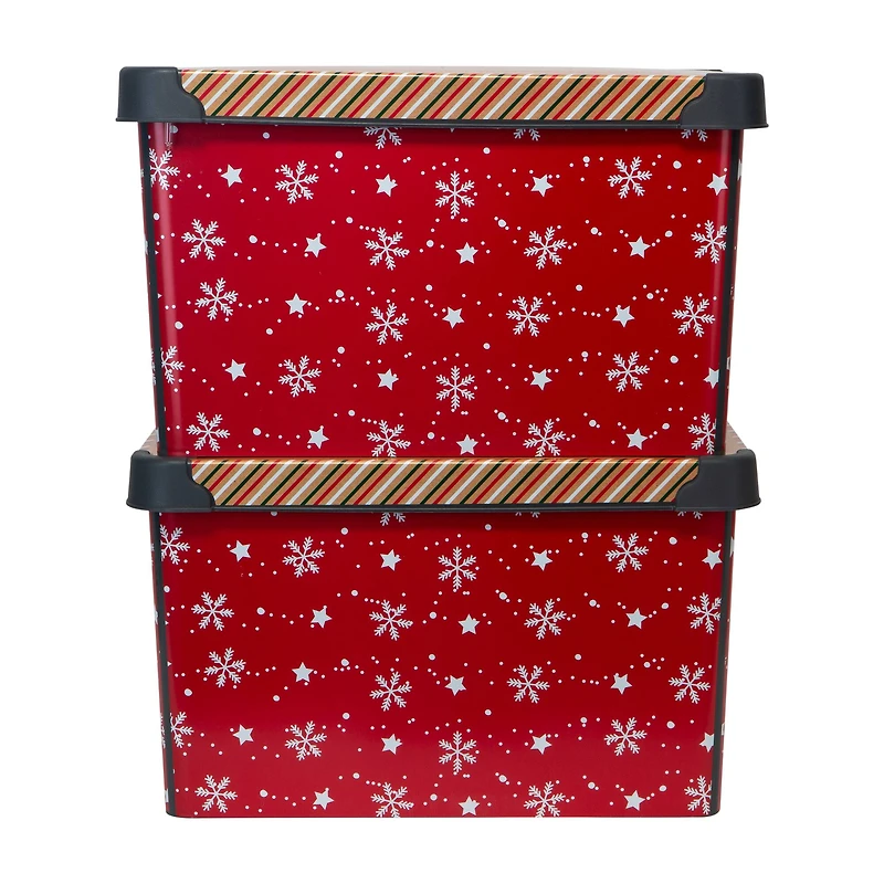 Simplify Santa's Elves Storage Tote Bin