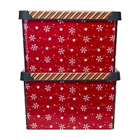 Simplify Santa's Elves Storage Tote Bin