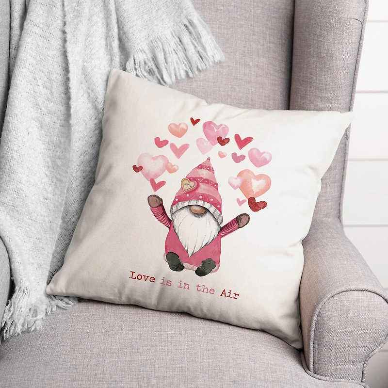 Love In The Air Throw Pillow, 18" x 18"