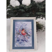 Mp Studia In The Snowing Forest Cross Stitch Kit