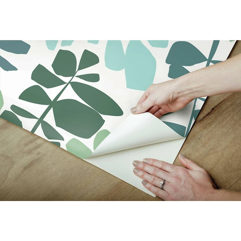 RoomMates Leaf Sprigs Peel & Stick Wallpaper