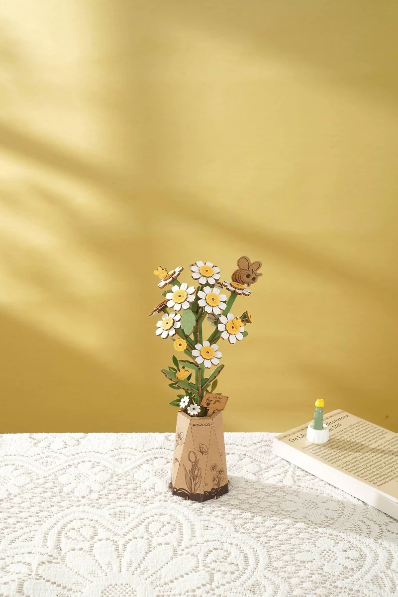Rowood Chamomile Wooden Bloom Craft