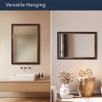 Head West® Oil Rubbed Bronze Rectangular Framed Vanity Wall Mirror