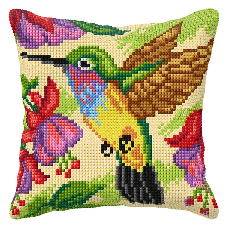 Orchidea Needlepoint Kit Cushion