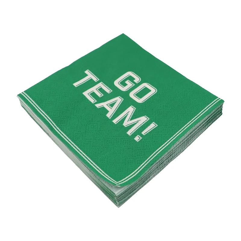 Green Go Team Paper Beverage Napkins, 20ct. by Celebrate It™