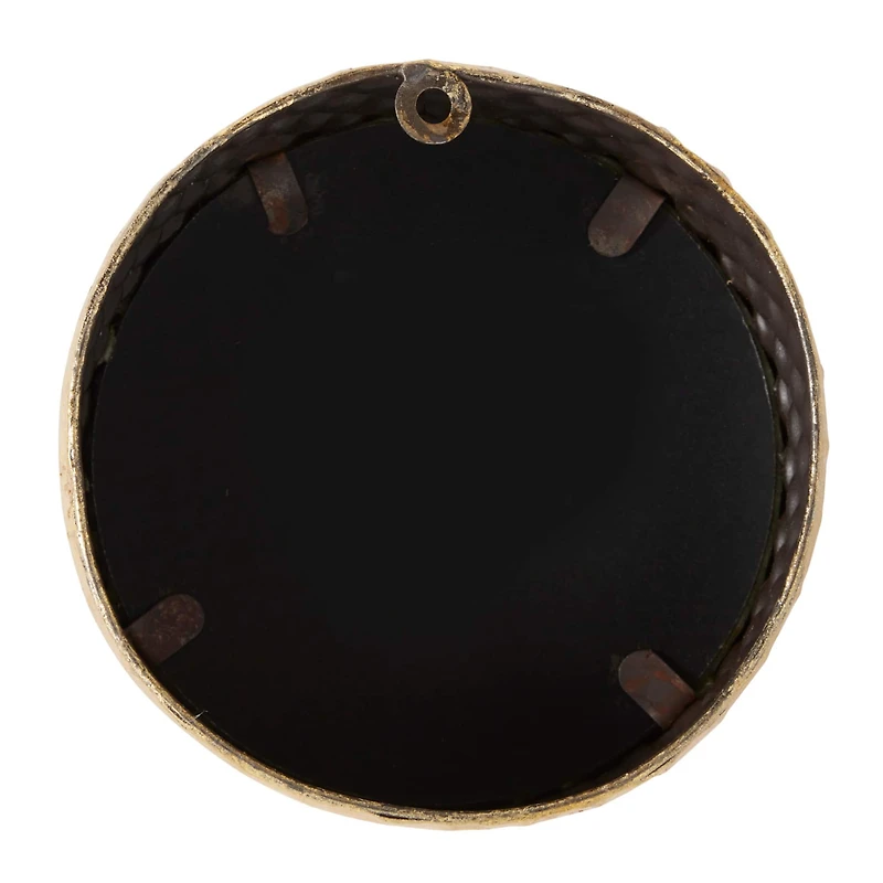 CosmoLiving by Cosmopolitan Gold Metal Glam Wall Mirrors Set