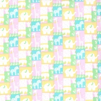 Fabric Traditions Pink Jungle Patch Cotton Fabric