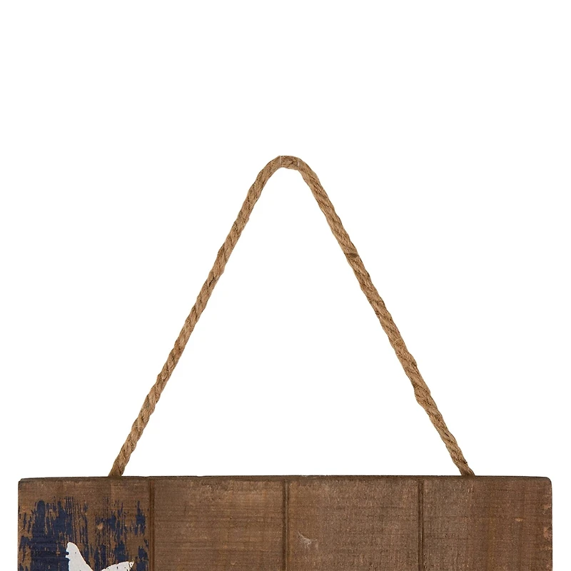 Glitzhome® 42" Wood Welcome Stars Porch Sign