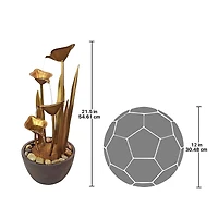 Design Toscano Copper Botanical Garden Fountain