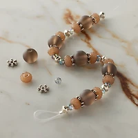 Gray & Aurora Borealis Glass, Resin & Metal Bead Mix by Bead Landing™