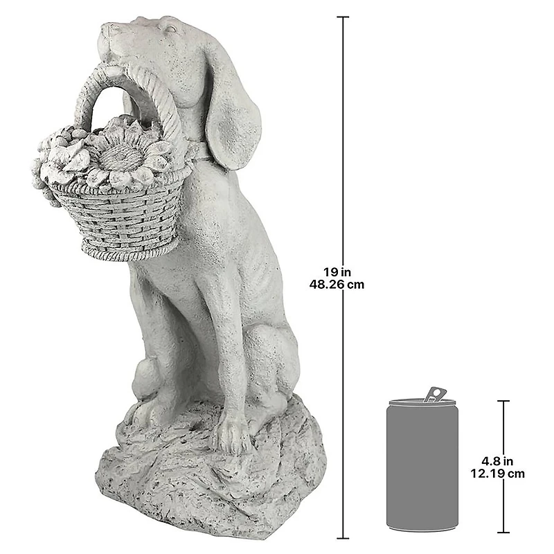 Design Toscano 19" Man's Best Friend Dog Statue