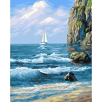 Crafting Spark White Sail Painting by Numbers Kit