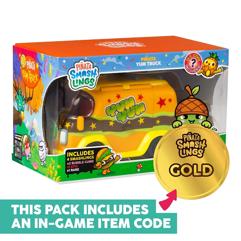 Piñata Smashlings Yum Yum Truck Playset