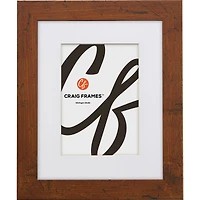 Craig Frames 4 Pack: Bauhaus 125 Dark Walnut Picture Frame with Mat